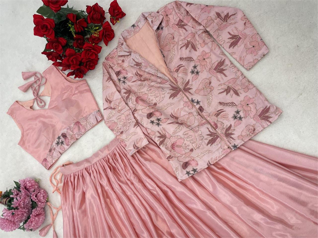 WMT 8234 Lehenga Blouse Koti Design For Women