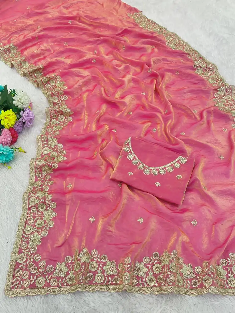 Kusum 818 Party Wear Saree Wholesale Market Surat