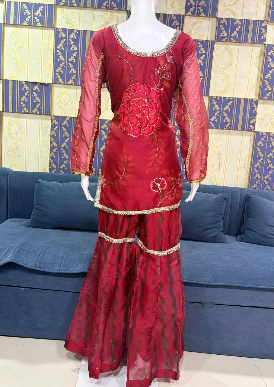 SBD 1826 Sharara Suit For Women Wholesale Online