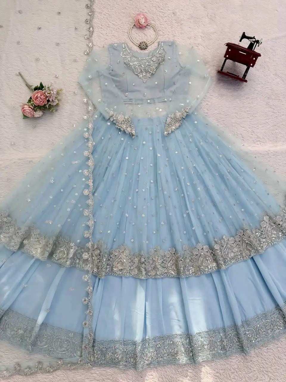 Deepika 5976 Lehenga Gown For Wedding Wholesale Market