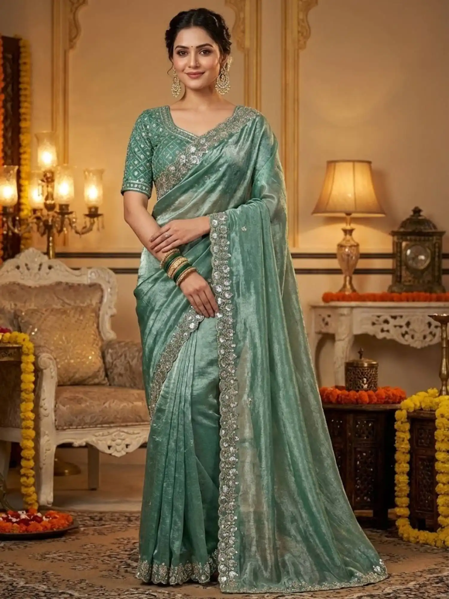 RBC 6039 Saree Wholesale Market In Surat