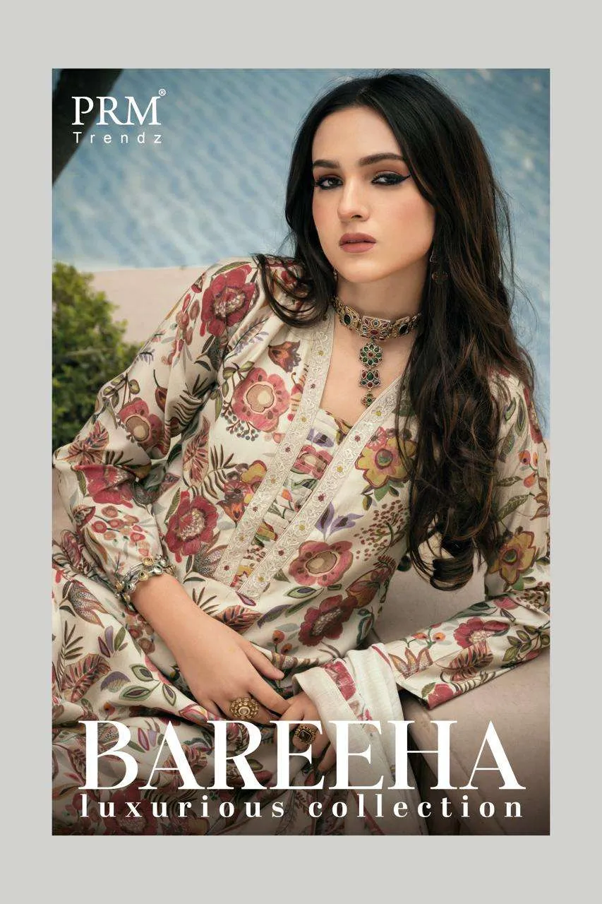 Prm Trendz Bareeha Semi Stitched Suits