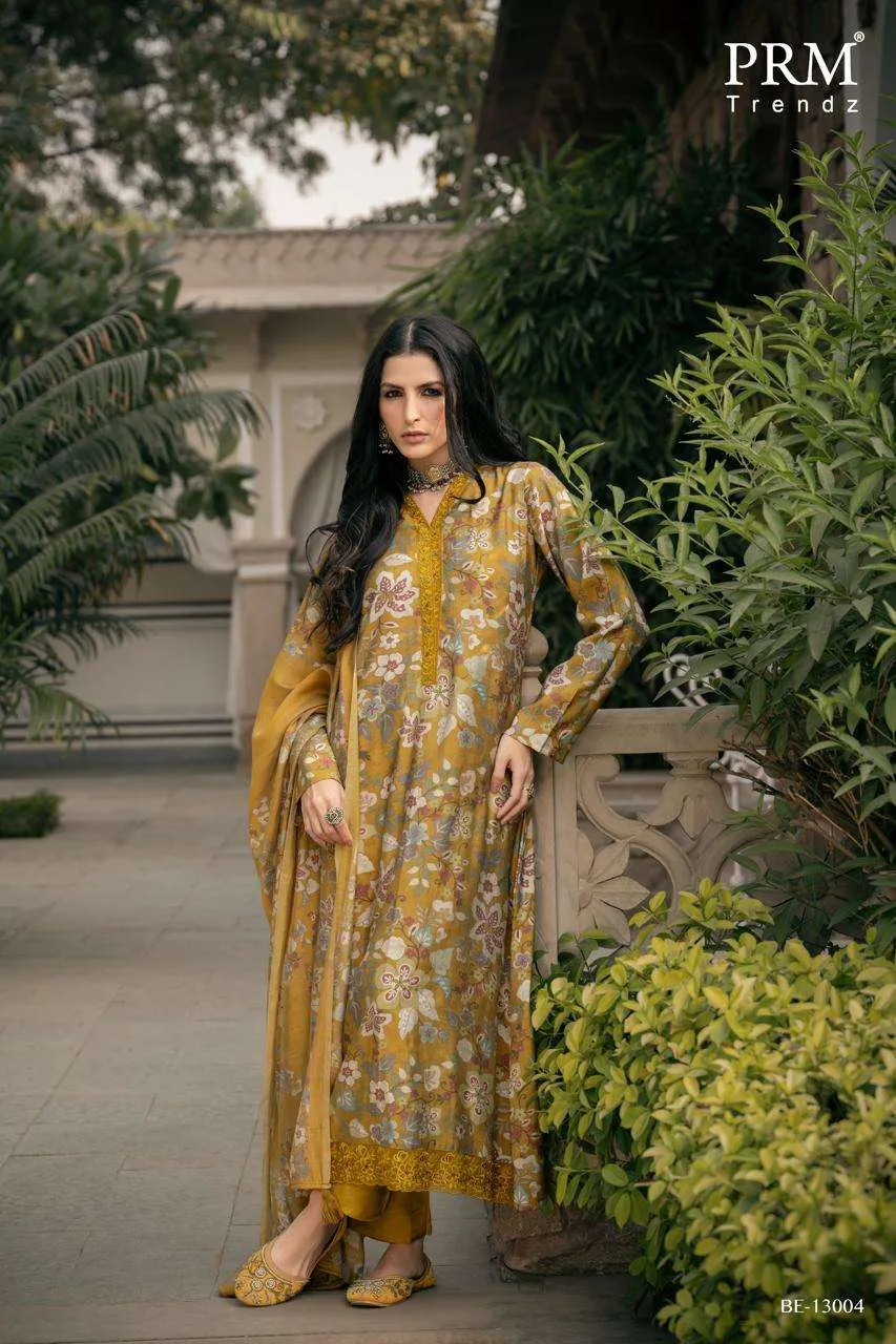 Prm Trendz Bareeha Semi Stitched Suits