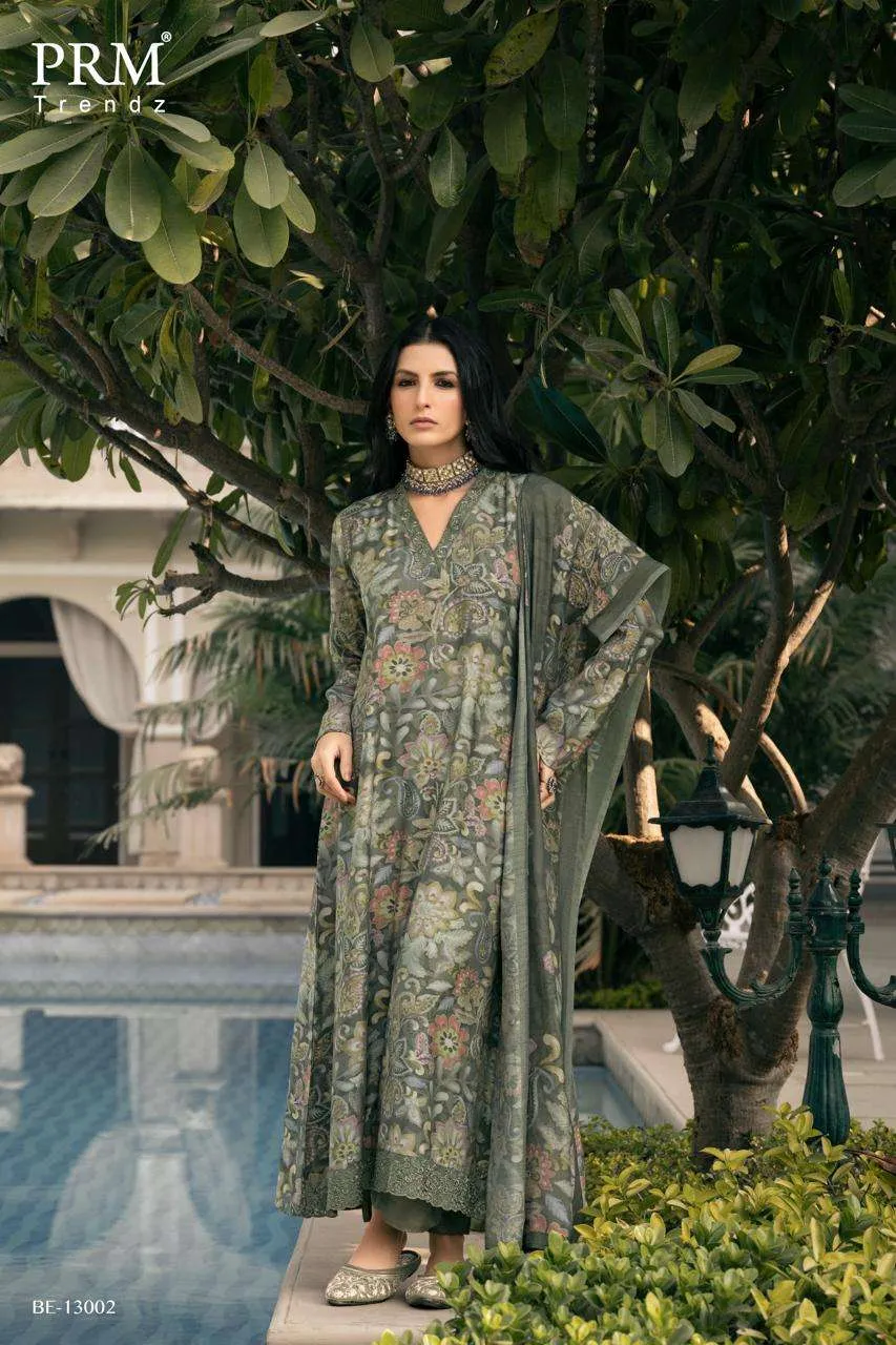 Prm Trendz Bareeha Semi Stitched Suits