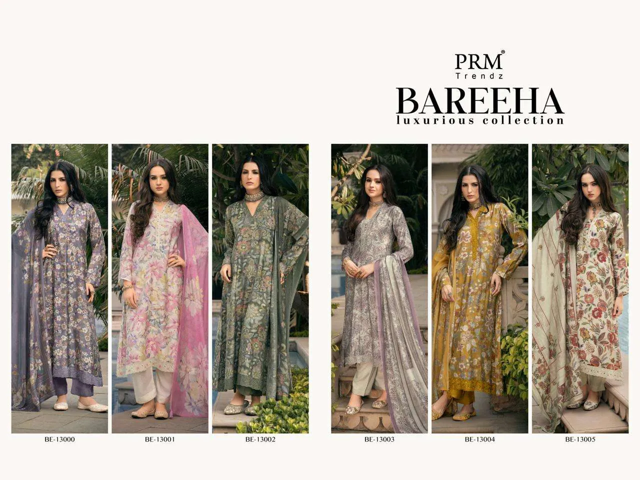 Prm Trendz Bareeha Semi Stitched Suits