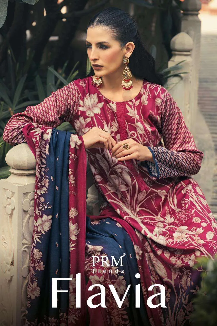 Prm Trendz Flavia Semi Stitched Suits