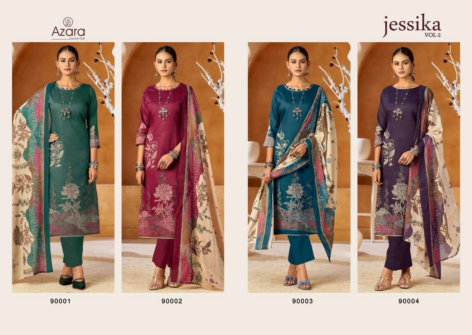 Radhika Fashion Jessika Vol 2 Semi Stitched Suits