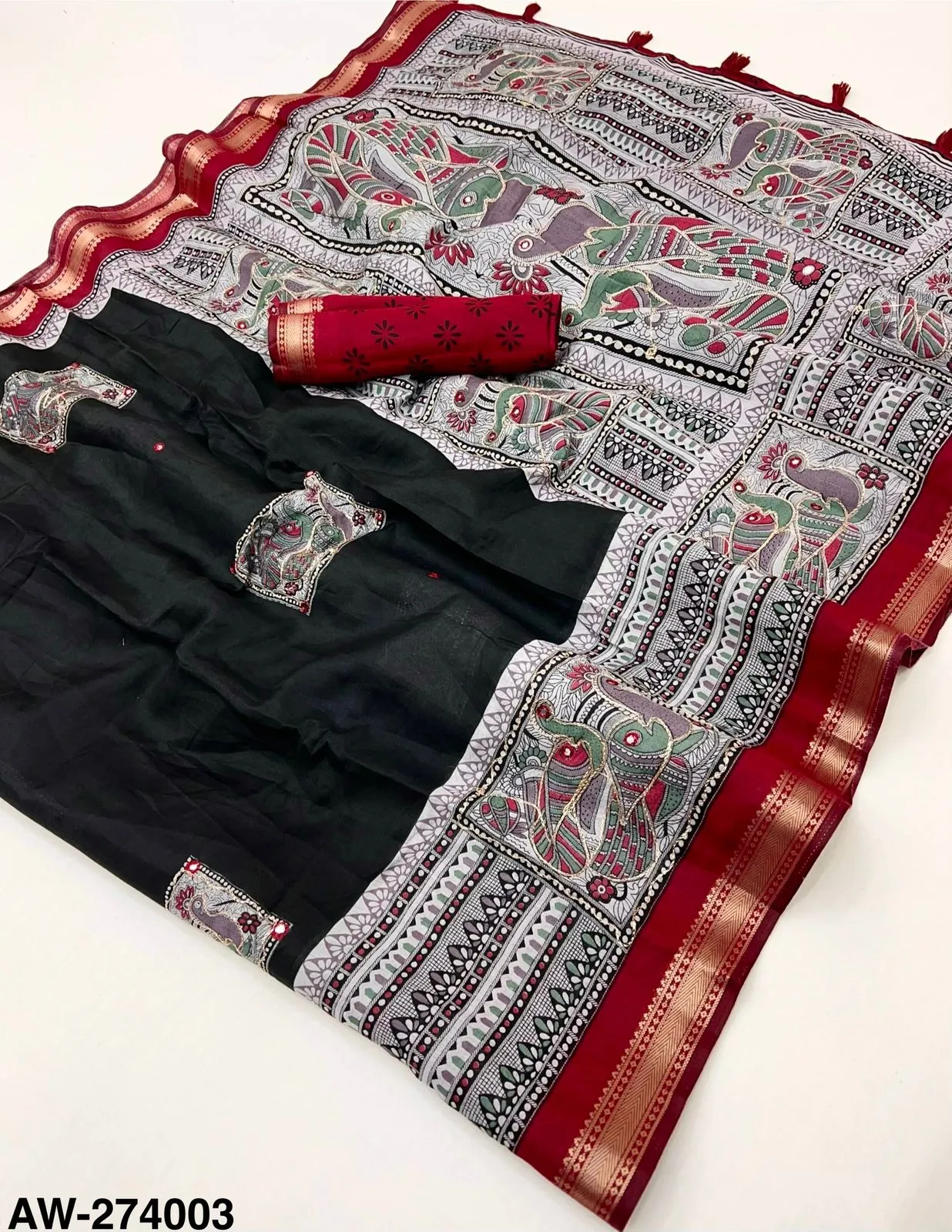 Rajyog 274001 to 4 Mul Cotton Aari Worked Fancy Saree Collection Sarees