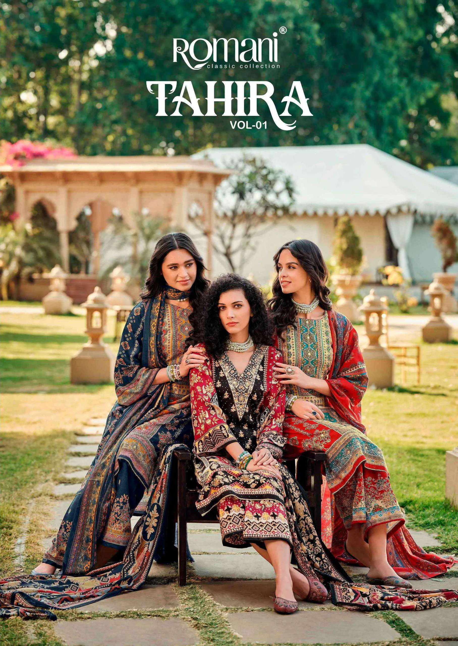 Romani Tahira Unstitched Suits