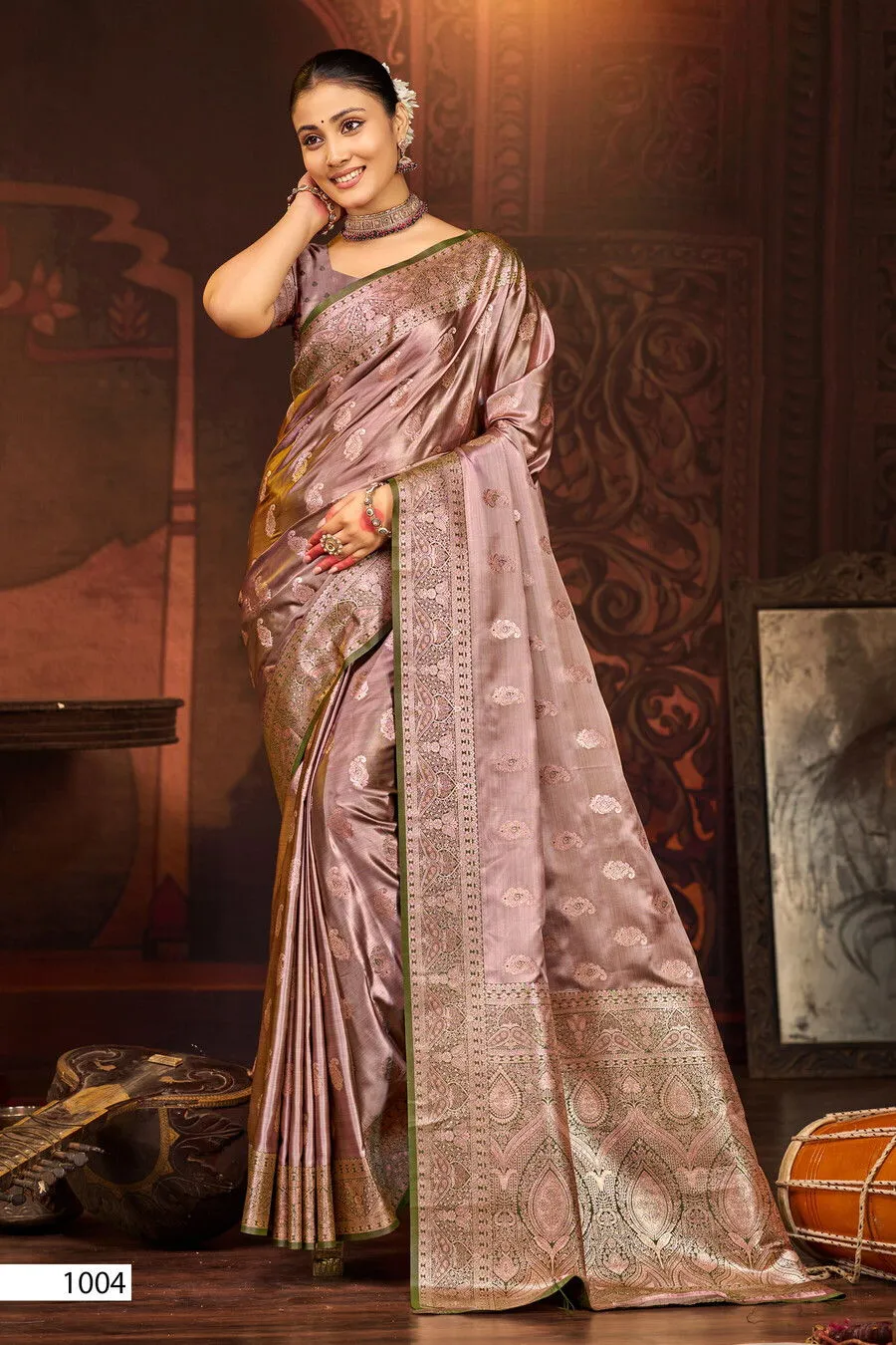 Saroj Anushka Satin Saroski Vol 2 Silk Festival Saree Collection Sarees