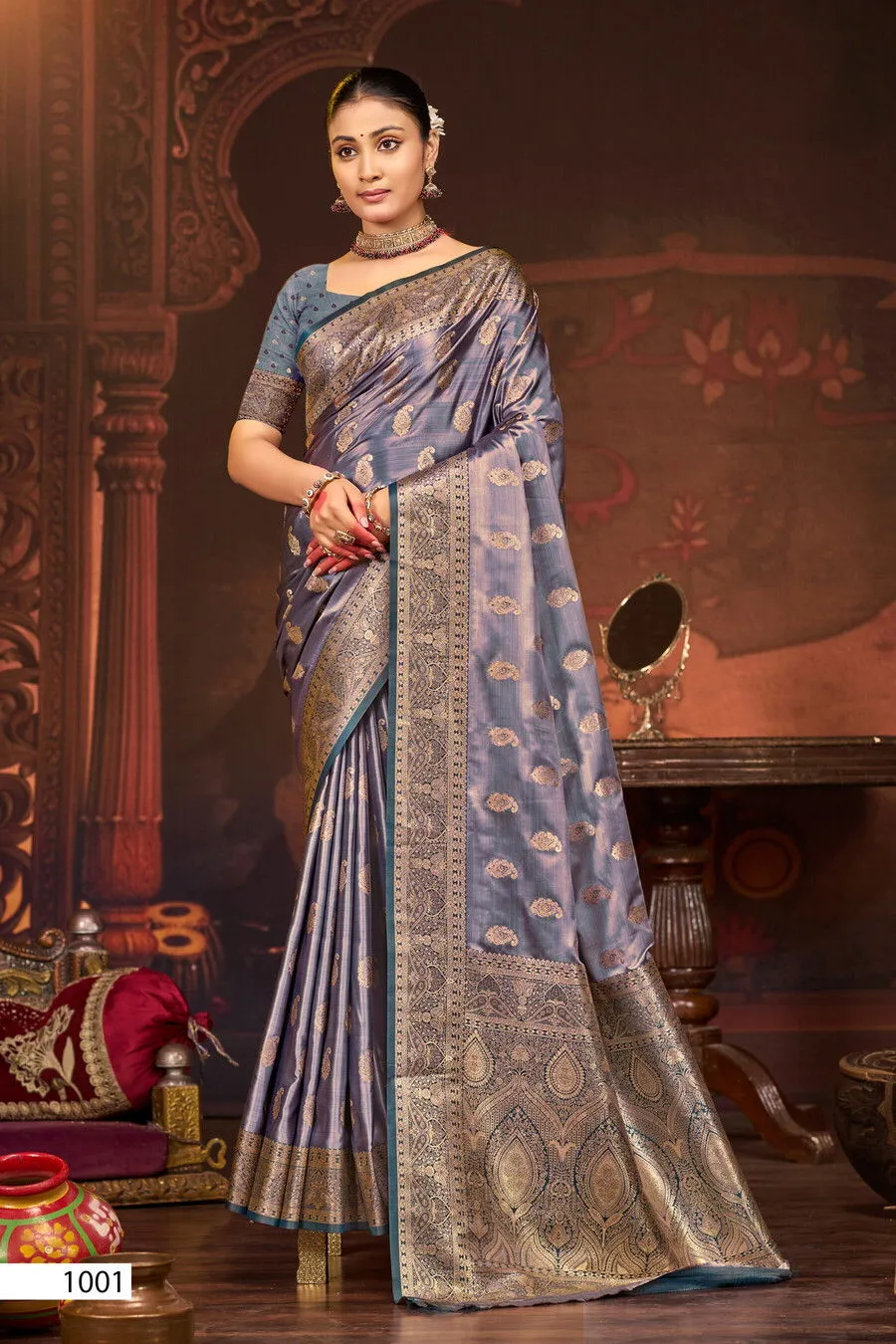 Saroj Anushka Satin Saroski Vol 2 Silk Festival Saree Collection Sarees