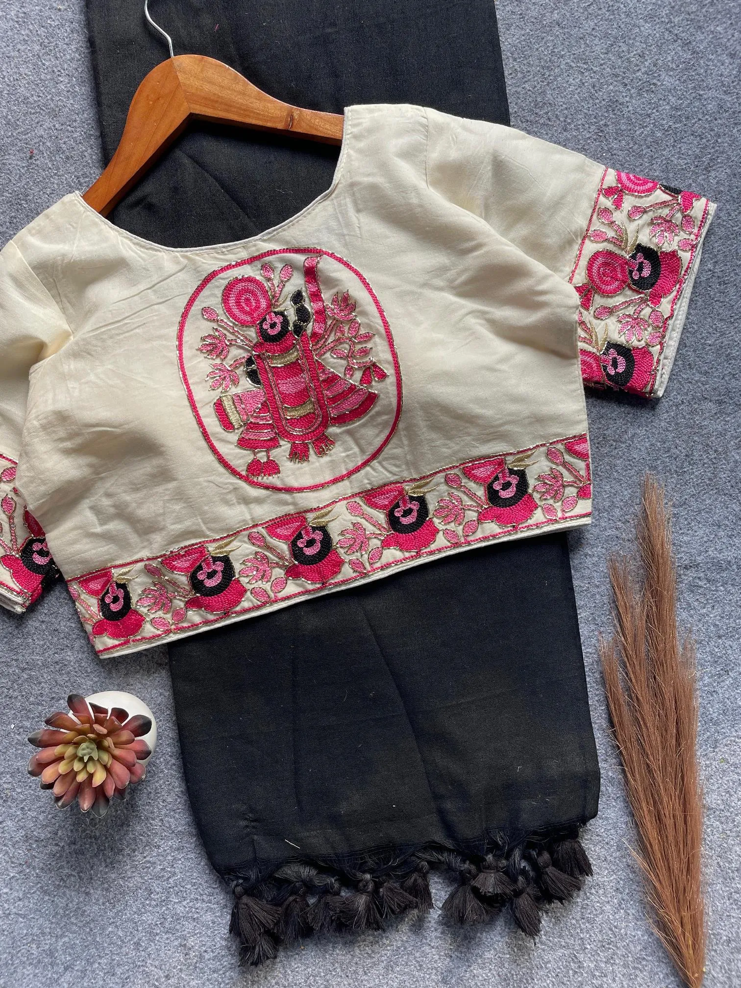 Sccf Shreenath Khadi Cotton Hand Work Saree Collection Sarees