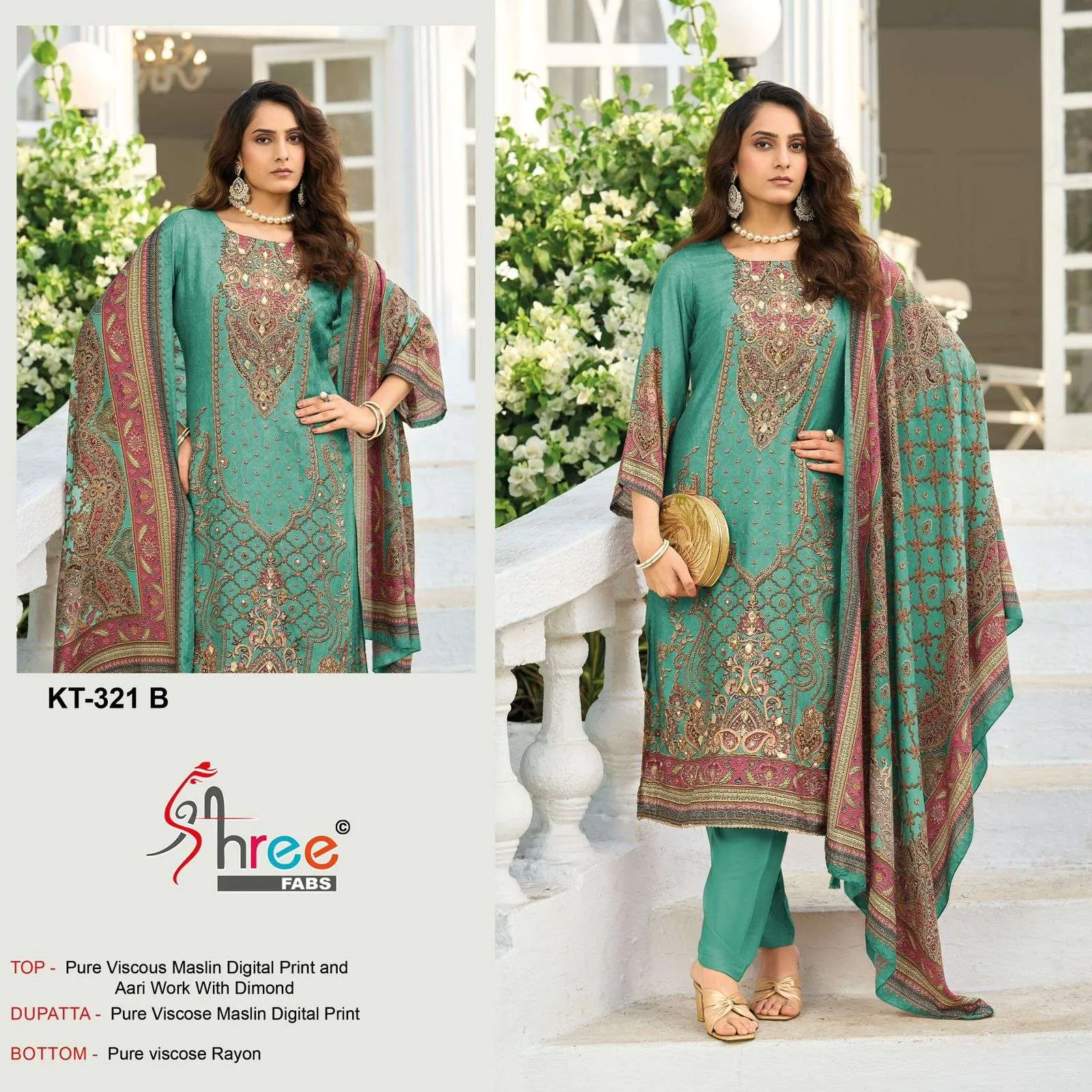 Shree Fab Ka 321 Pakistani Suits