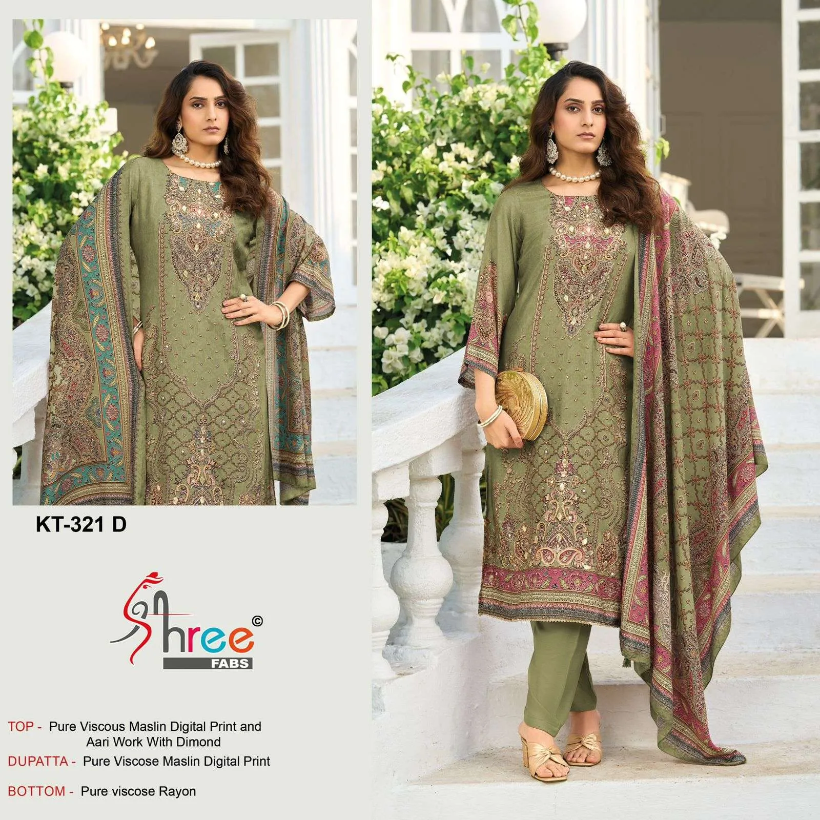 Shree Fab Ka 321 Pakistani Suits