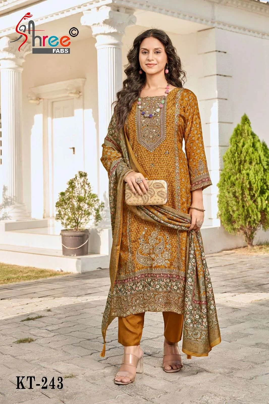 Shree Fab Kt 243 Pakistani Suits