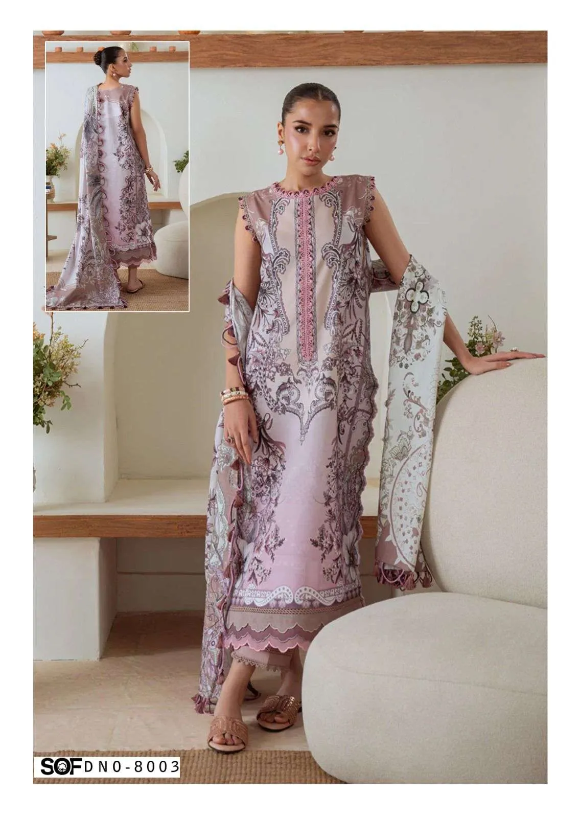 Shree Om Fab Saira Rizwan Vol Unstitched Suits