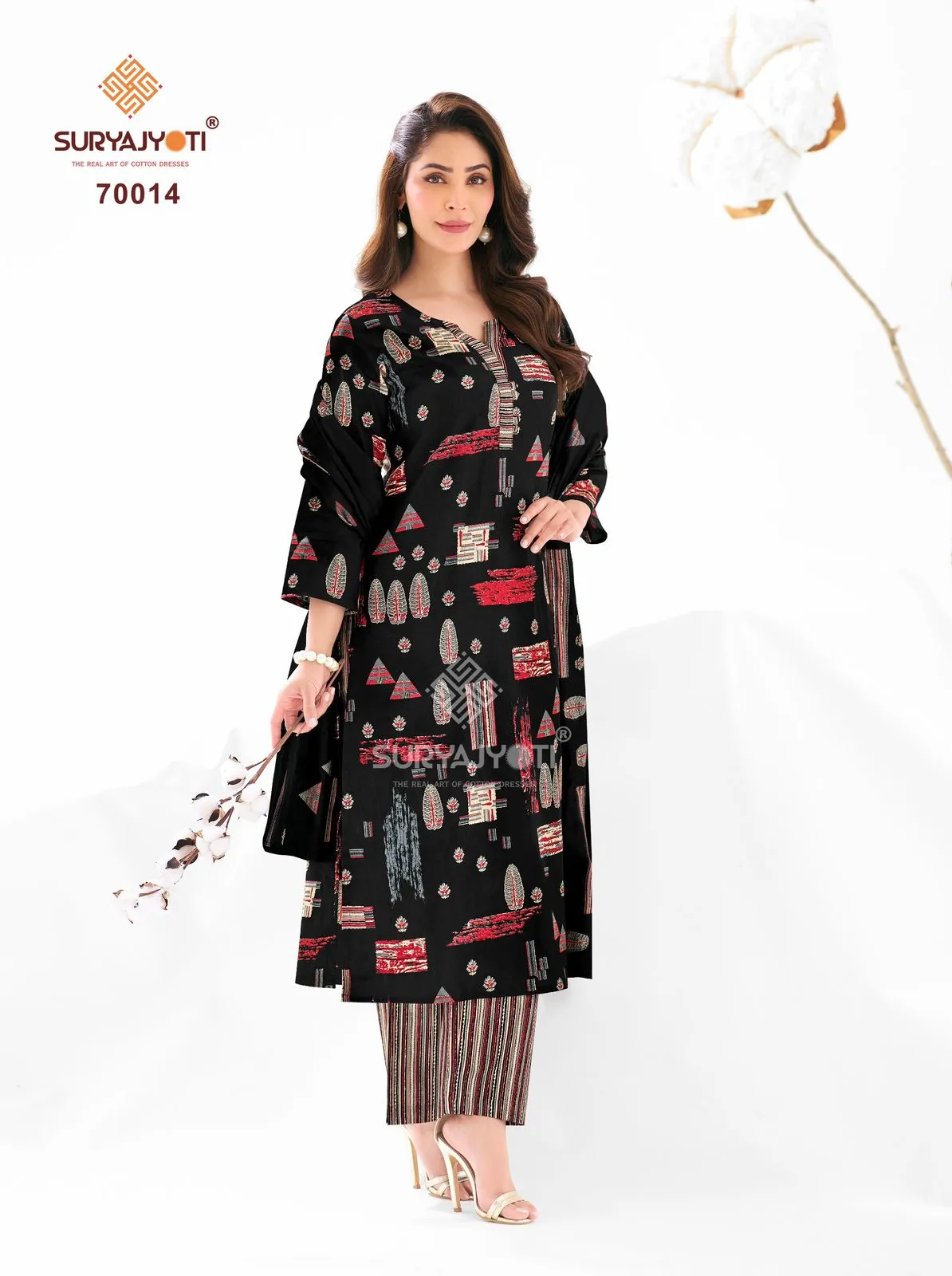 Suryajyoti Trendy Cotton Vol 69 Unstitched Suits