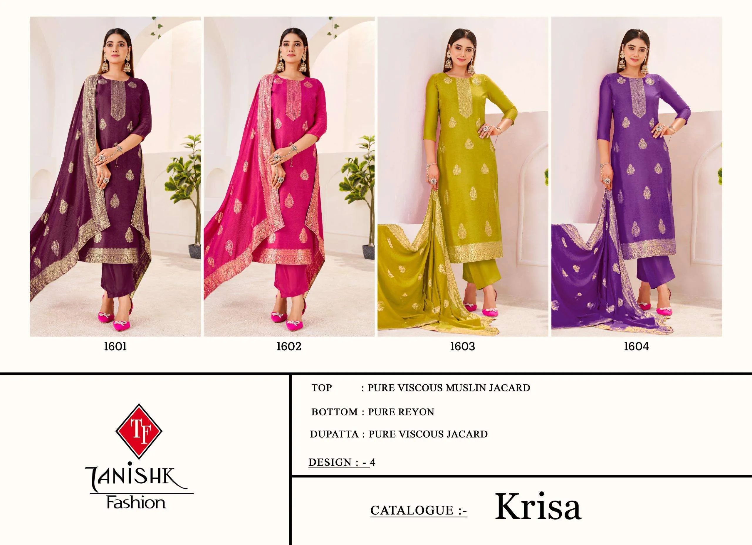 Tanishk Fashion Krisa Semi Stitched Suits