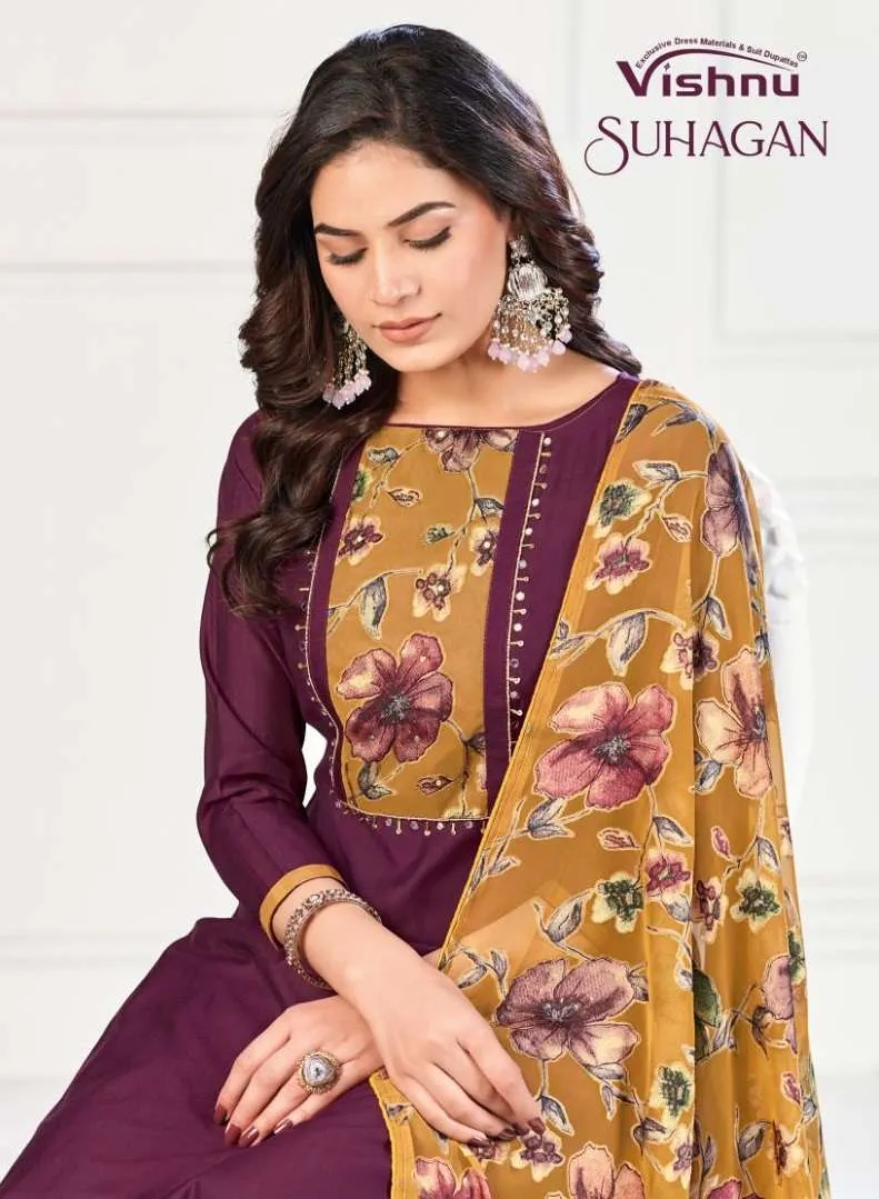 Vishnu Impex Suhagan Semi Stitched Suits