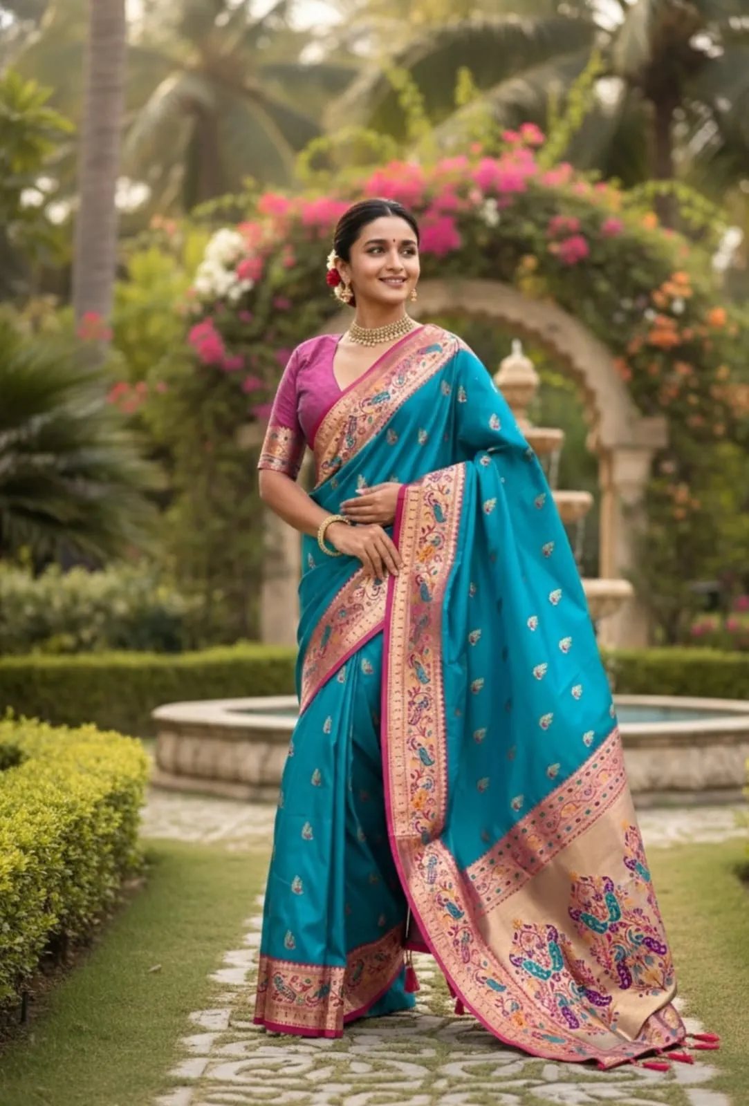 Vt 6079 T Banarasi Silk Meenakari Weaved Fancy Saree Collection Sarees