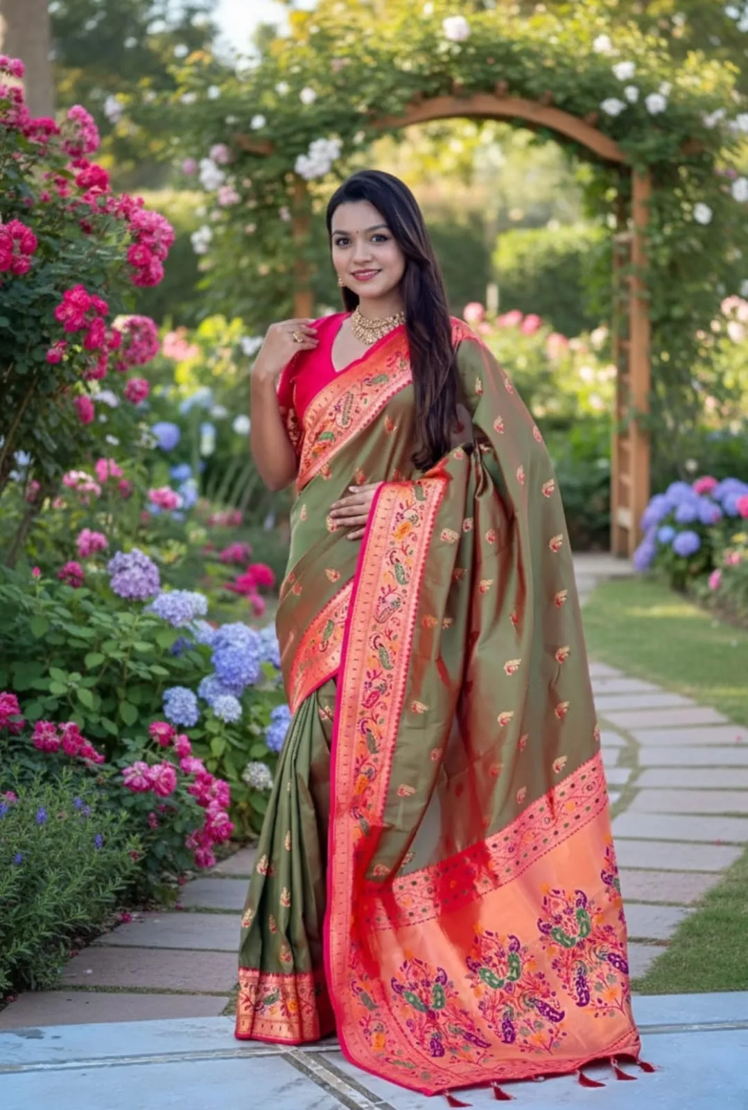 Vt 6079 T Banarasi Silk Meenakari Weaved Fancy Saree Collection Sarees