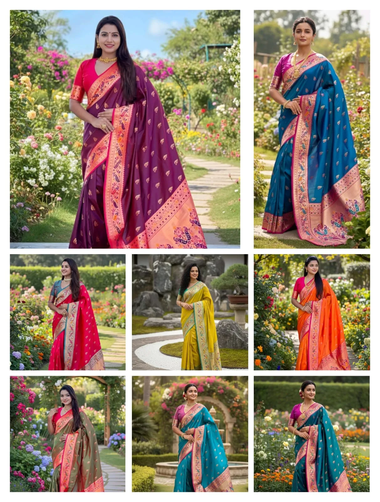 Vt 6079 T Banarasi Silk Meenakari Weaved Fancy Saree Collection Sarees