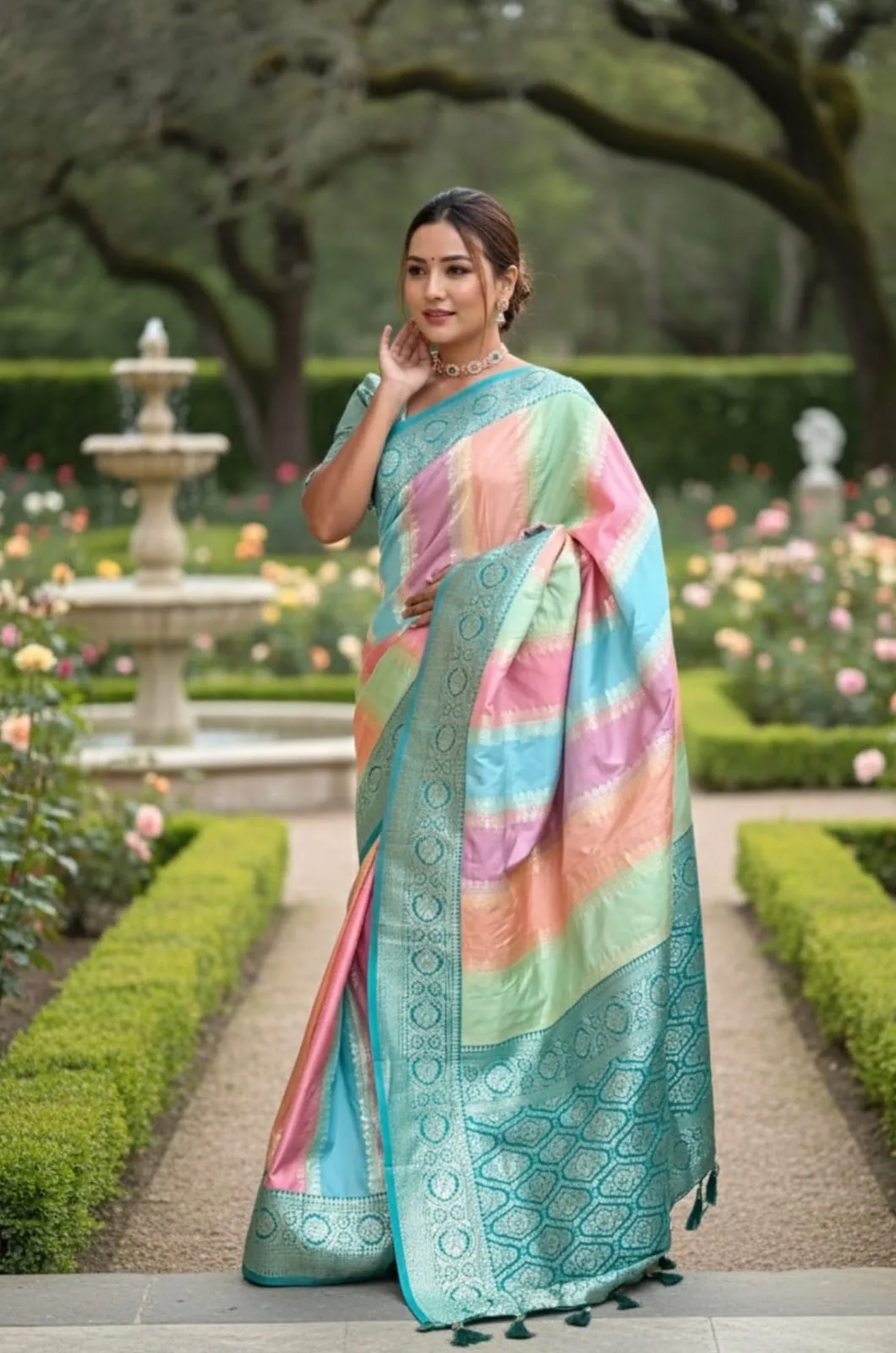 Vt 6080 T Soft Silk Zari Weaving Beautiful Premium Saree Collection Sarees