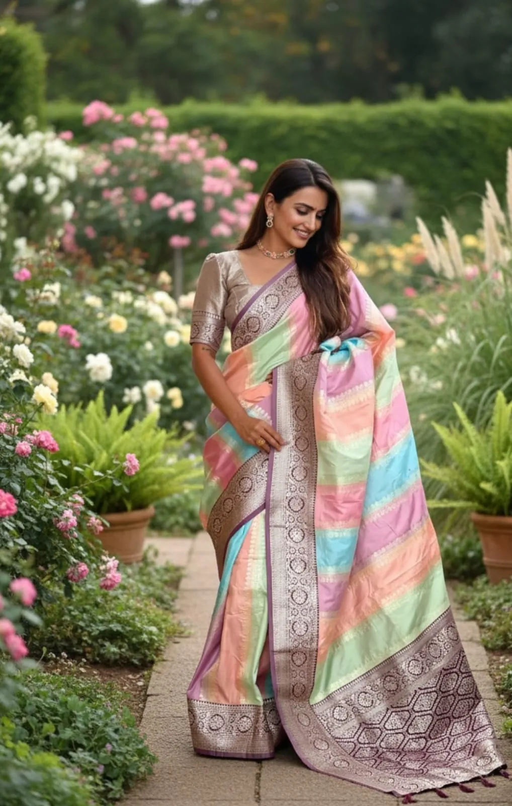 Vt 6080 T Soft Silk Zari Weaving Beautiful Premium Saree Collection Sarees