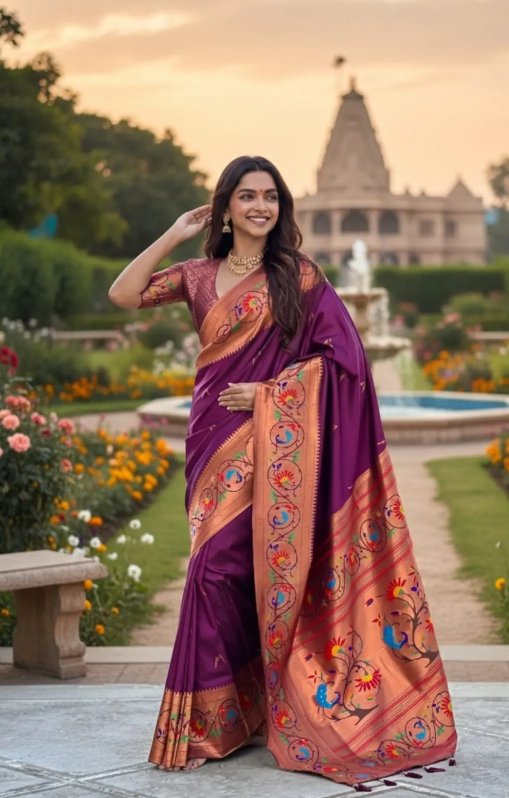 Vt 6081 T Soft Pethani Silk Zari Weaving Premium Saree Collection Sarees