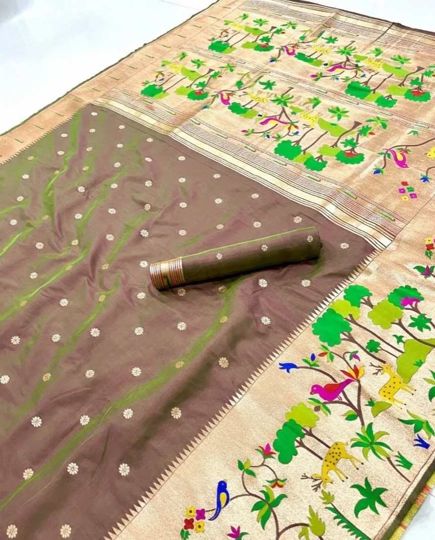 Vt 6087 T Pure Soft Kanchivram Paithani Silk Saree Collection Sarees