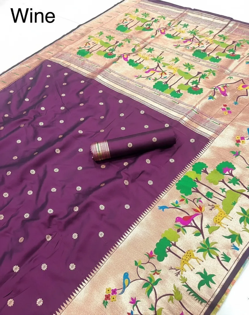 Vt 6087 T Pure Soft Kanchivram Paithani Silk Saree Collection Sarees