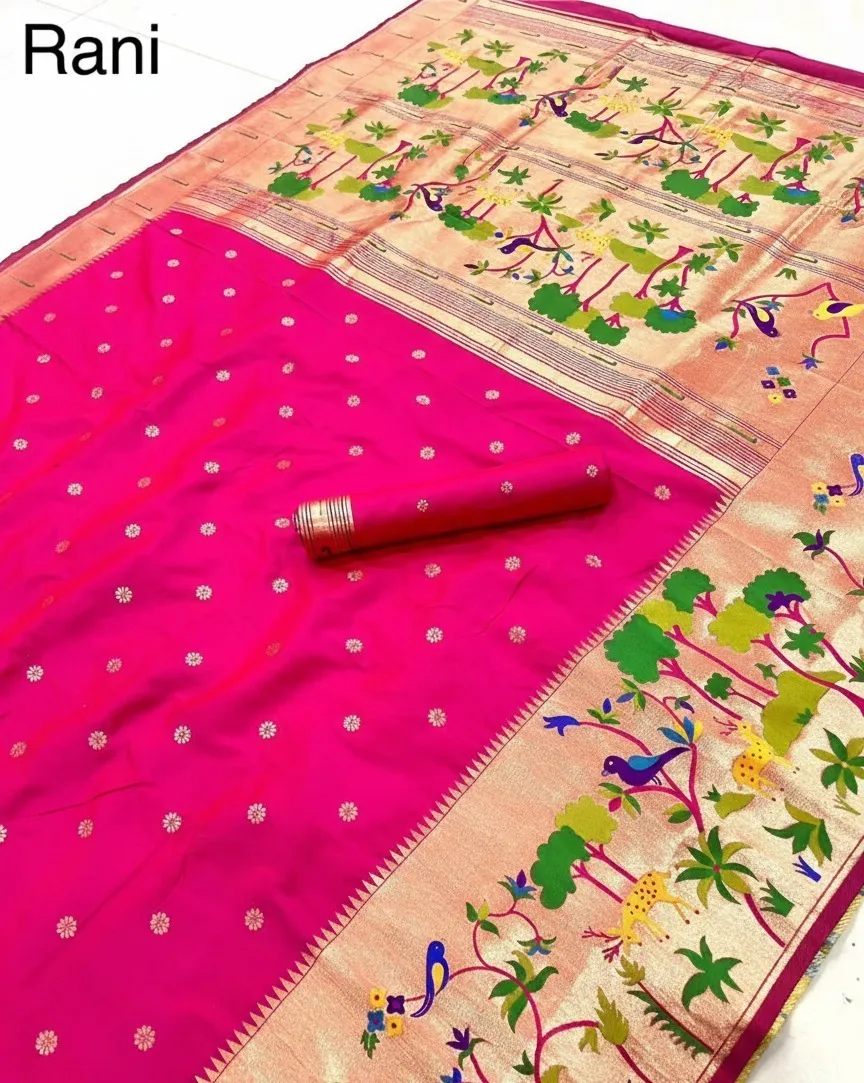 Vt 6087 T Pure Soft Kanchivram Paithani Silk Saree Collection Sarees