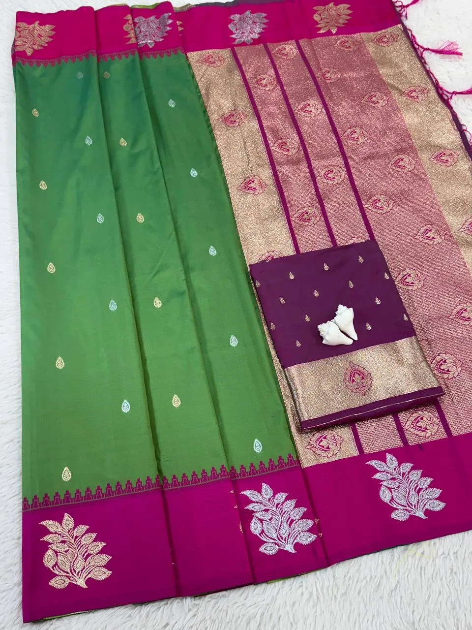 WMS Vol 142 Soft Silk Zari Waving Occasion Sarees