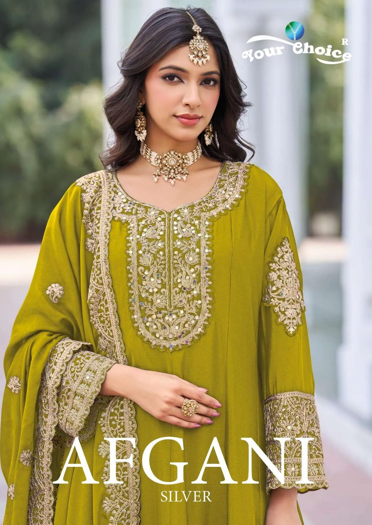 Your Choice Afgani Sliver Readymade Suits