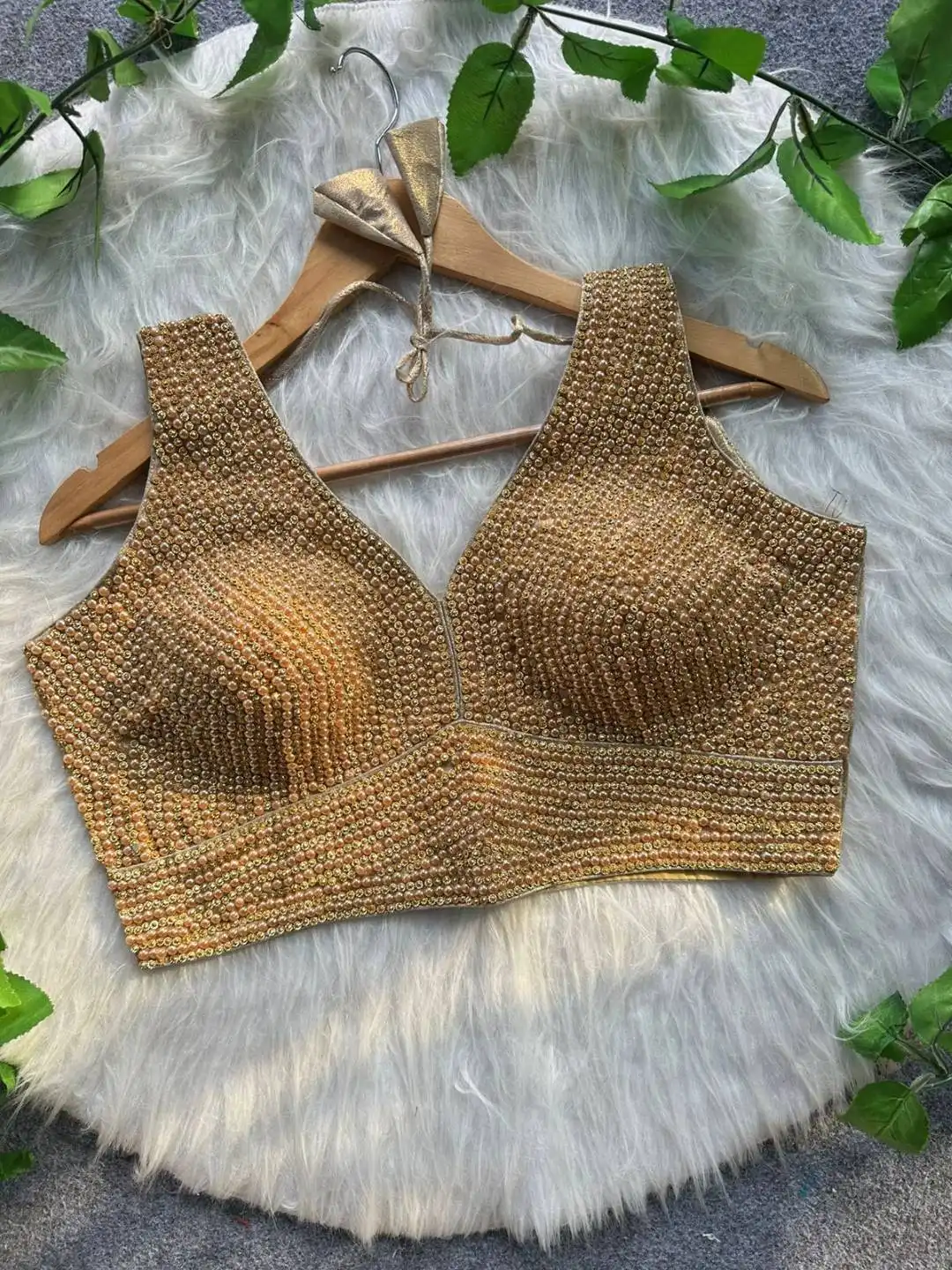 Ruhi Vol 166 Pearl Moti Handmade Blouse Wholesale