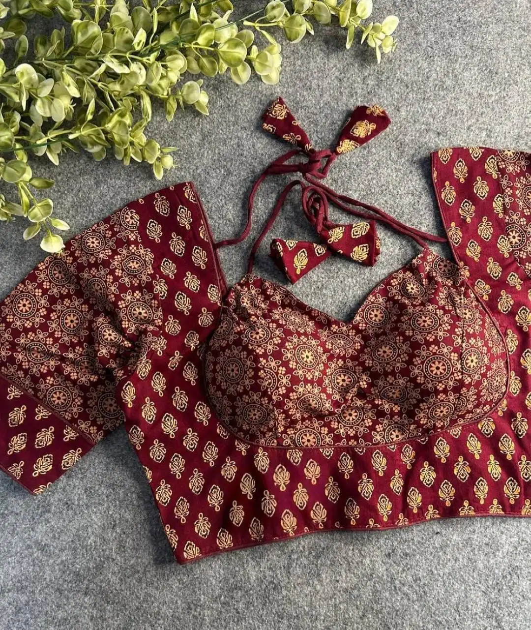 Ruhi Vol 180 Ajrakh Printed Readymade Blouse Wholesale