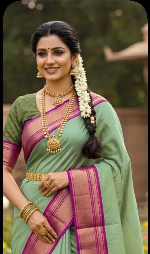 Aab Khan Football Kanchivaram Silk with Zari Pattern Saree Collection Sarees