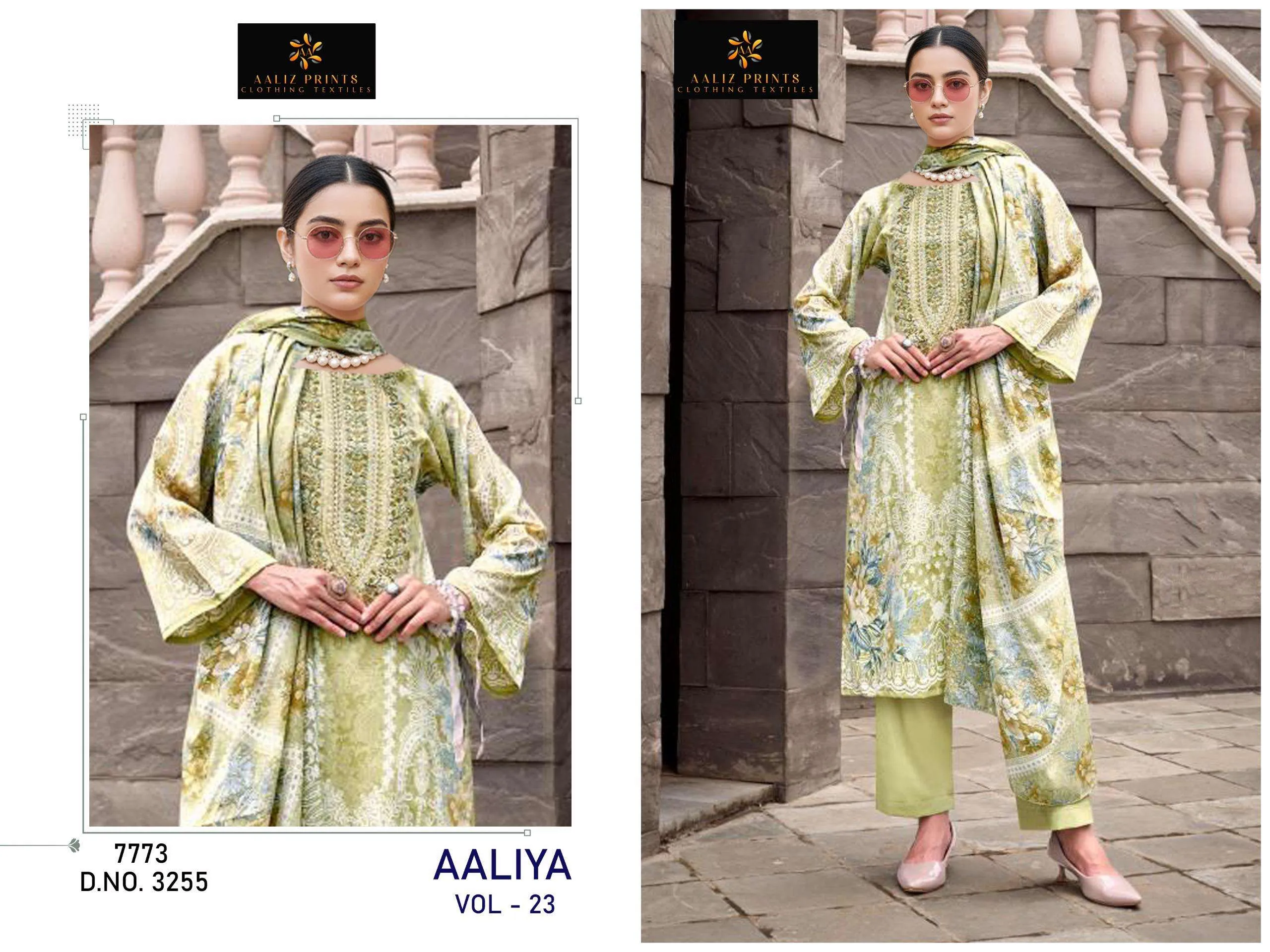 Aaliz Print Aaliya Vol 25 Unstitched Suits