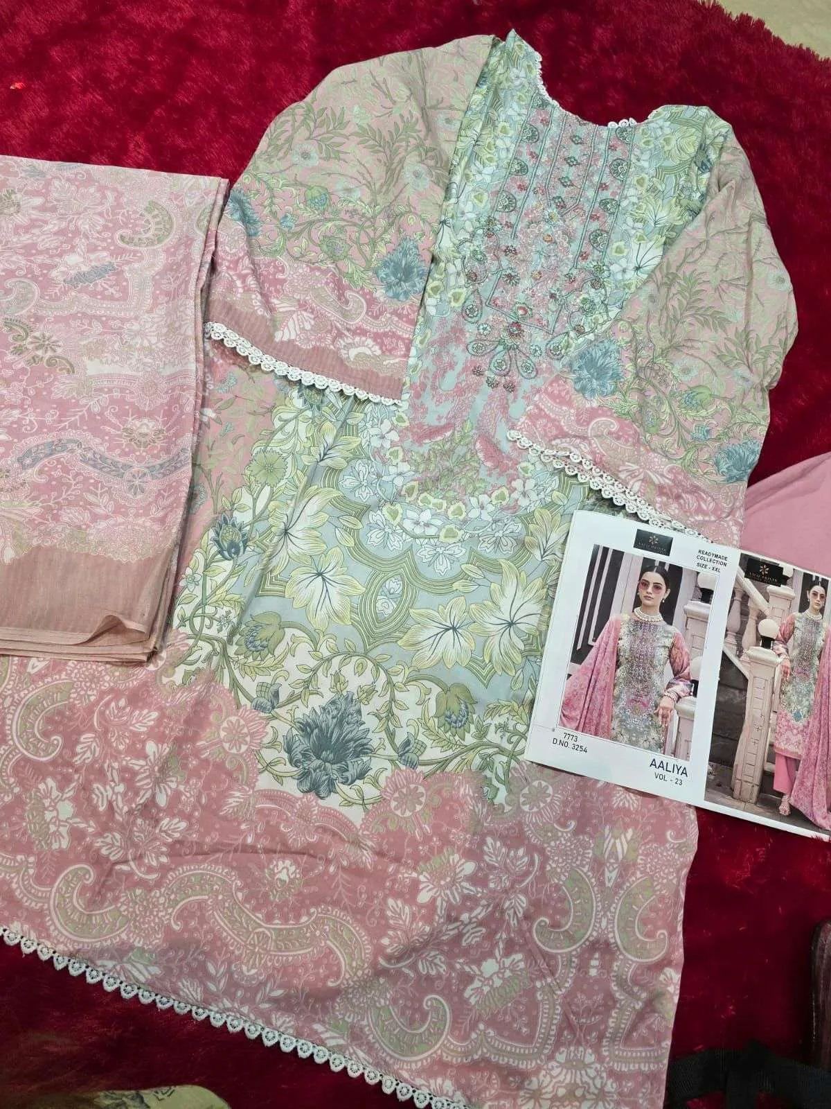 Aaliz Print Aaliya Vol 25 Unstitched Suits