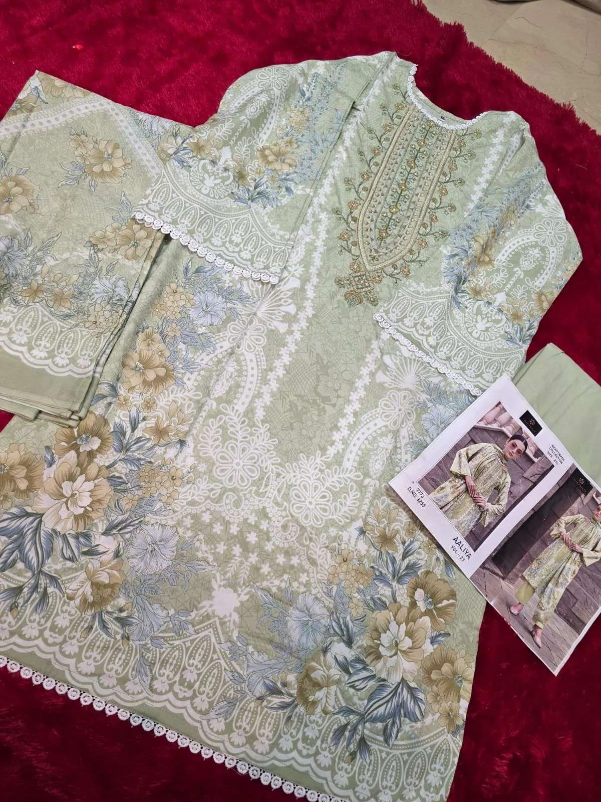 Aaliz Print Aaliya Vol 25 Unstitched Suits
