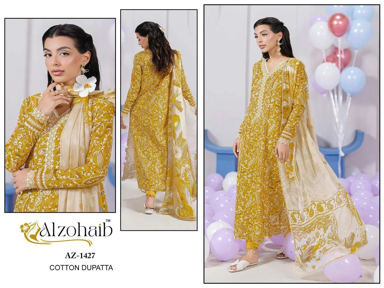 Al Zohaib Aziza Vol 2 Pakistani Suits