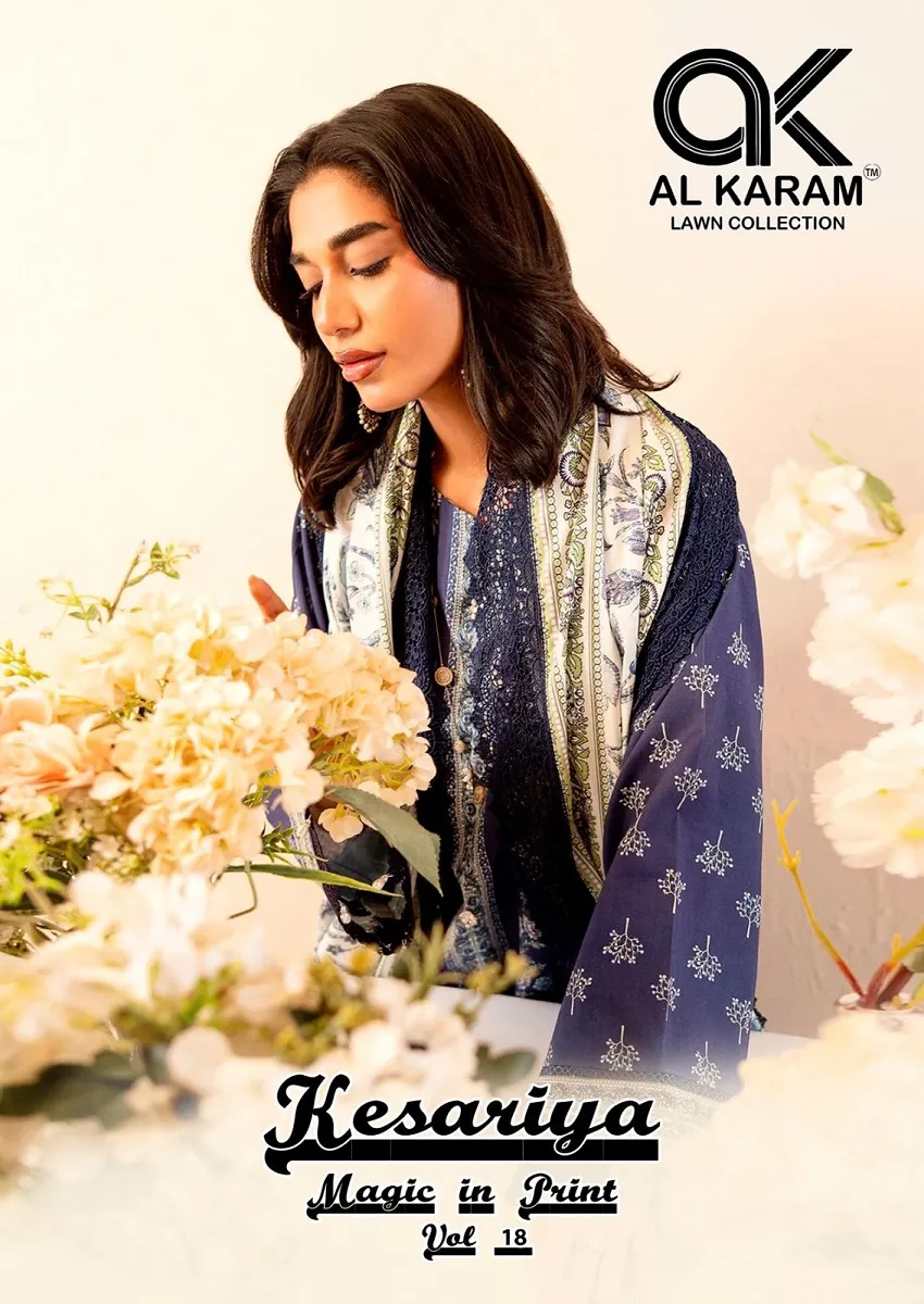 Alkaram Kesariya Vol 18 Unstitched Suits