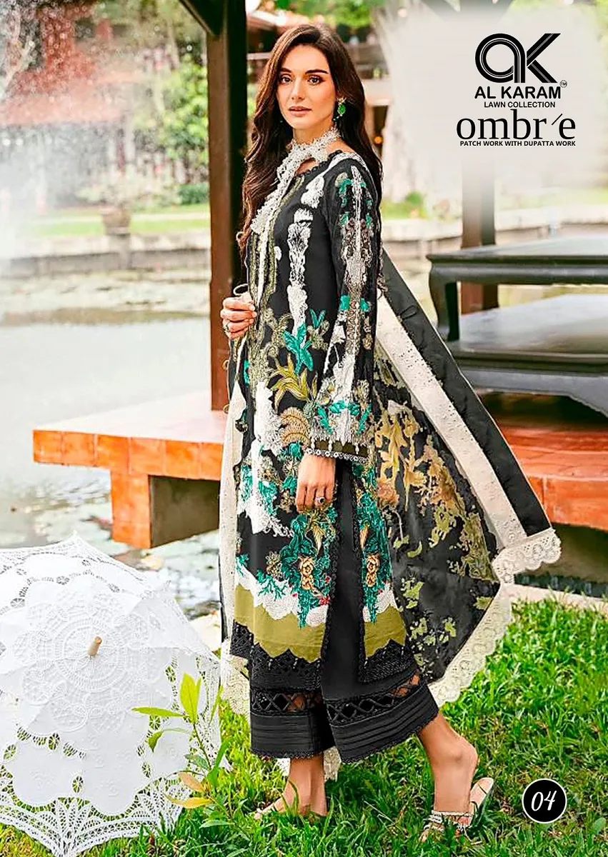 alkaram Ombre Unstitched Suits