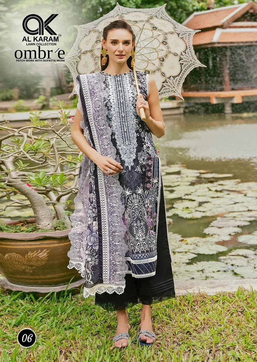 alkaram Ombre Unstitched Suits