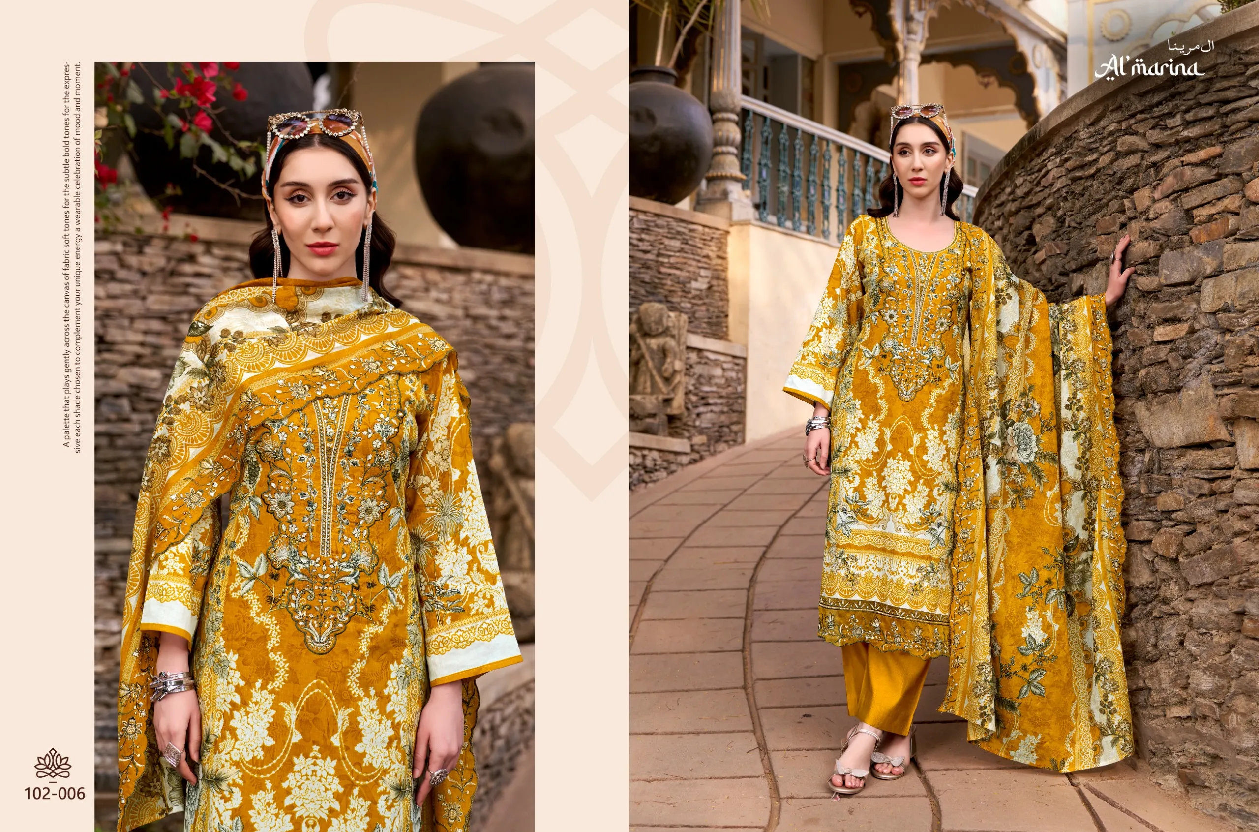 Almarina Inayat Unstitched Suits