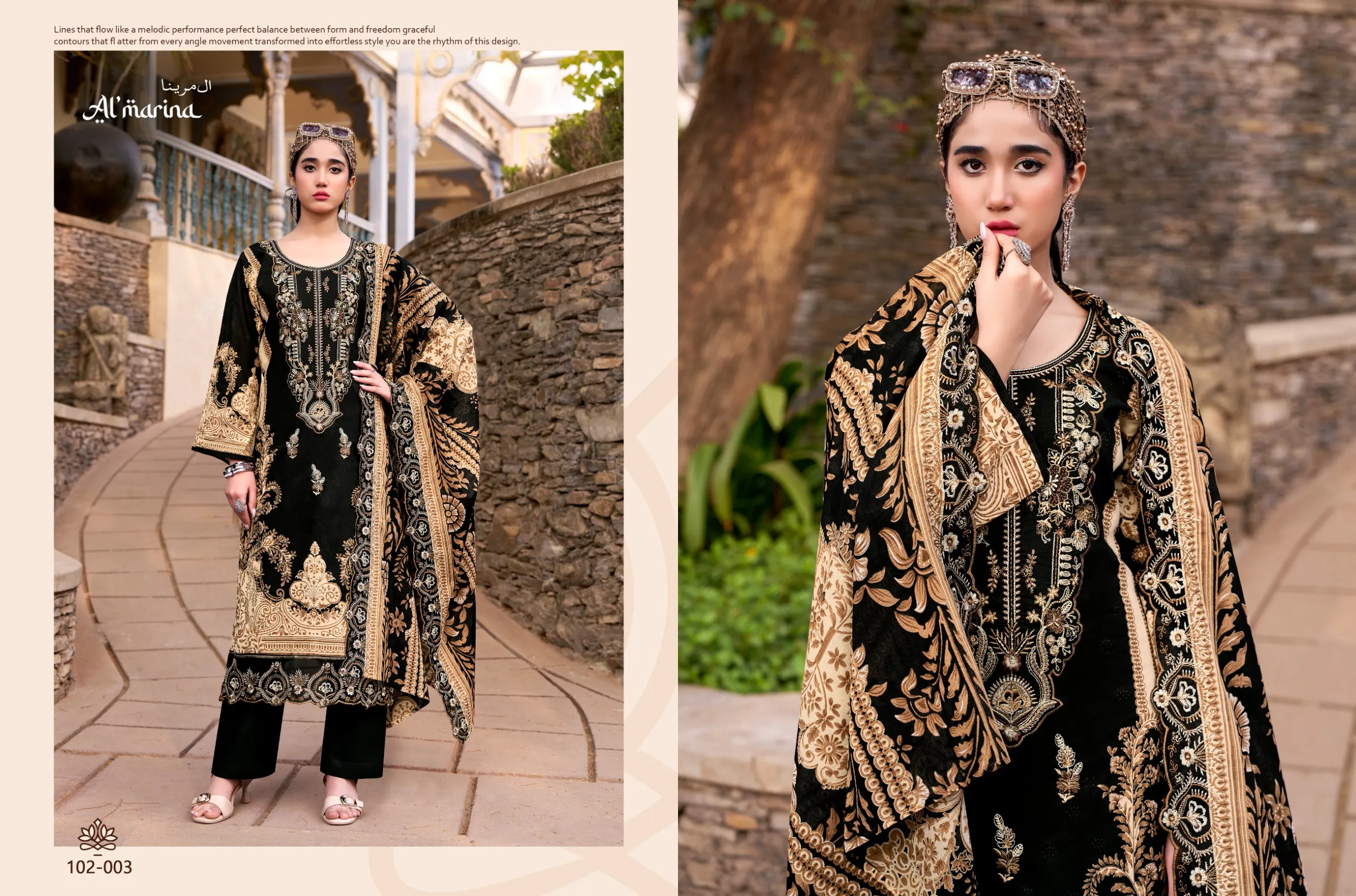 Almarina Inayat Unstitched Suits