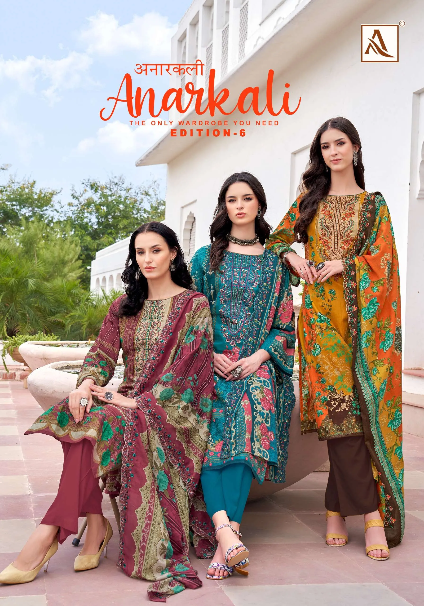 Alok Suits Anarkali Vol 6 Semi Stitched Suits