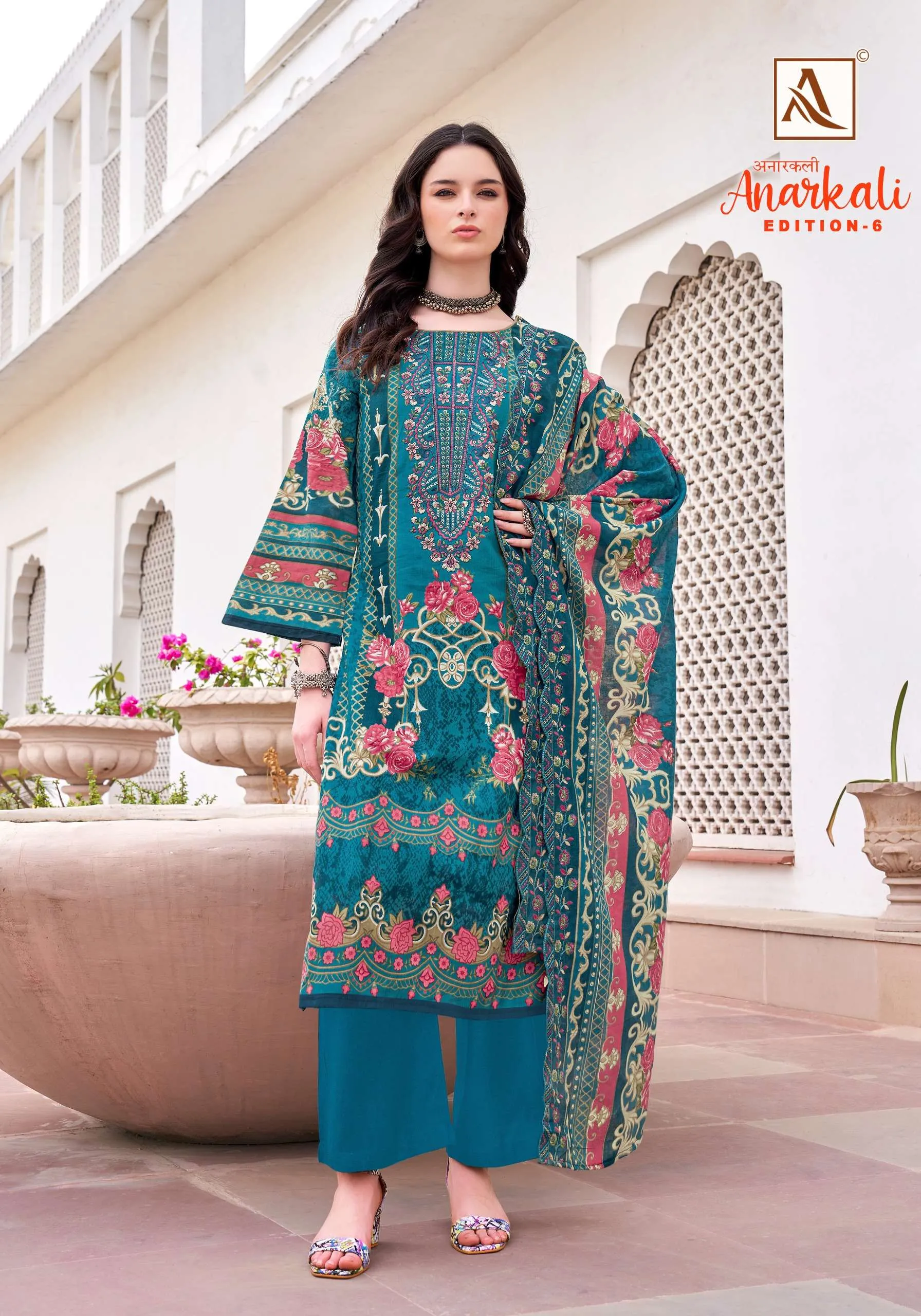 Alok Suits Anarkali Vol 6 Semi Stitched Suits