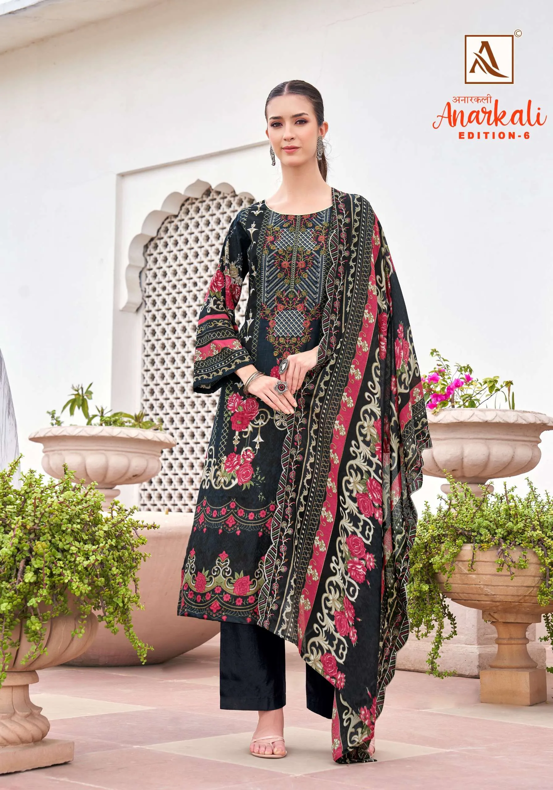 Alok Suits Anarkali Vol 6 Semi Stitched Suits