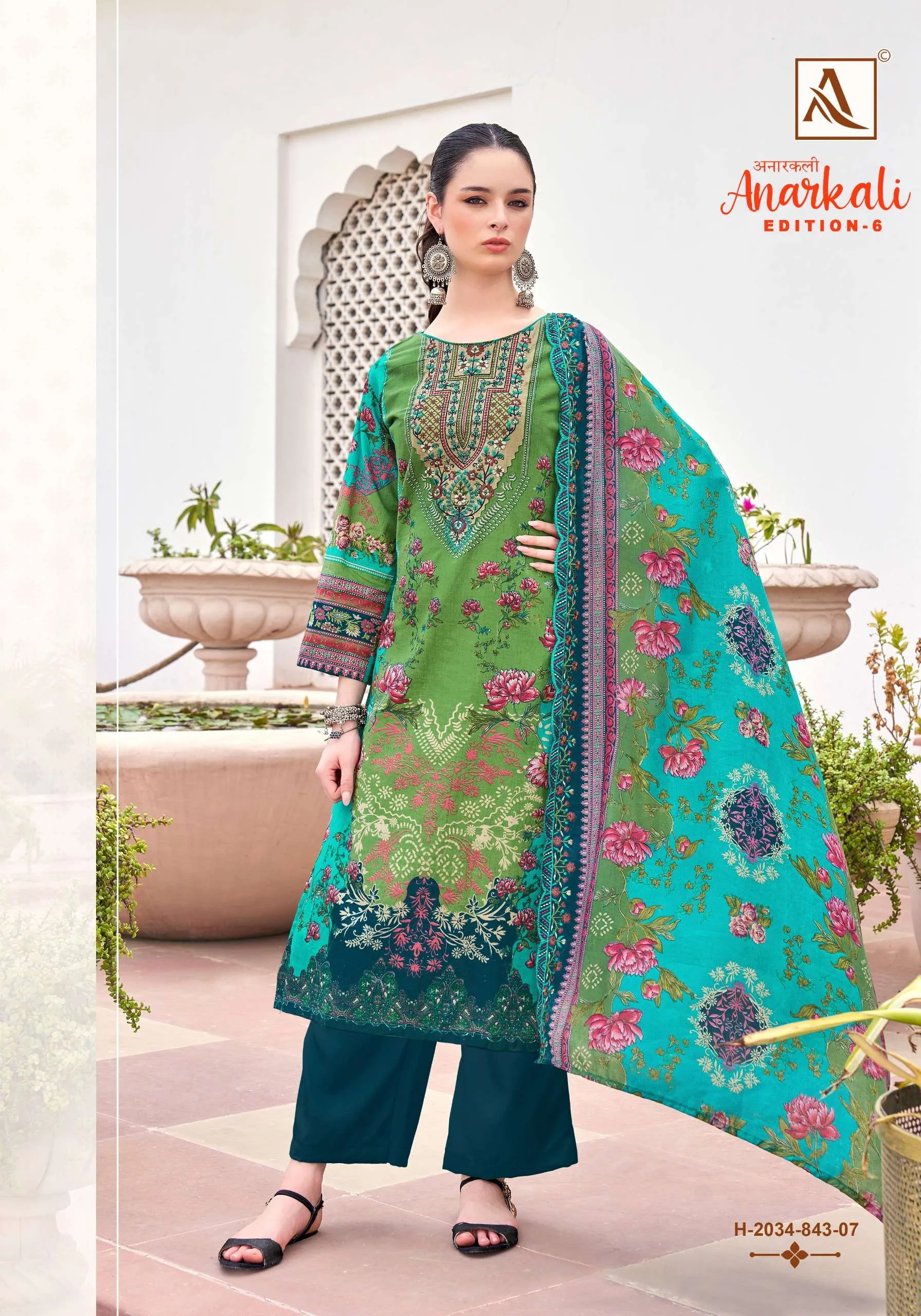 Alok Suits Anarkali Vol 6 Semi Stitched Suits